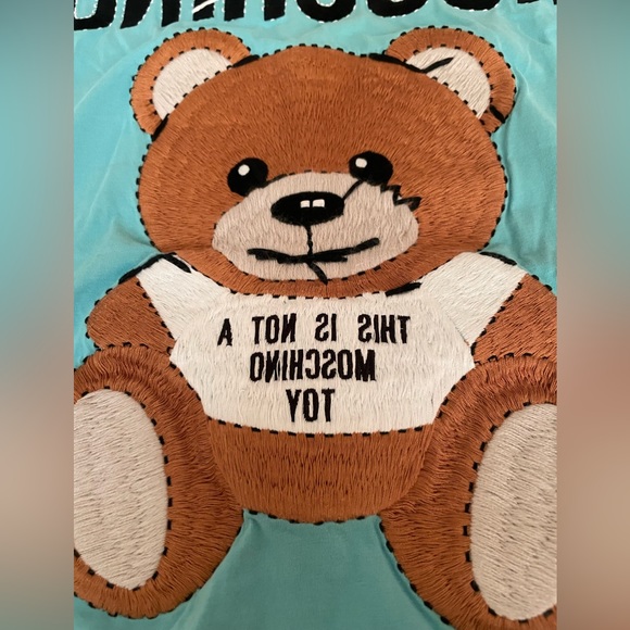 Moschino oversized teddy bear embroidered T shirt - Picture 3 of 6